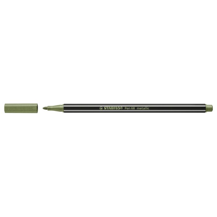 Rotuladores Stabilo Pen 68 metallic Leaf Verde 10 Unidades 1