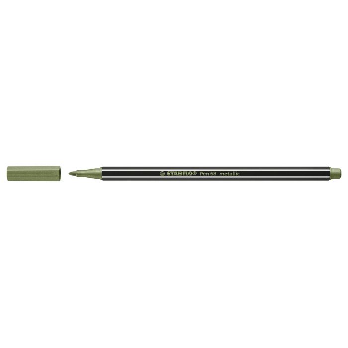 Rotuladores Stabilo Pen 68 metallic Leaf Verde (10 Piezas) 1