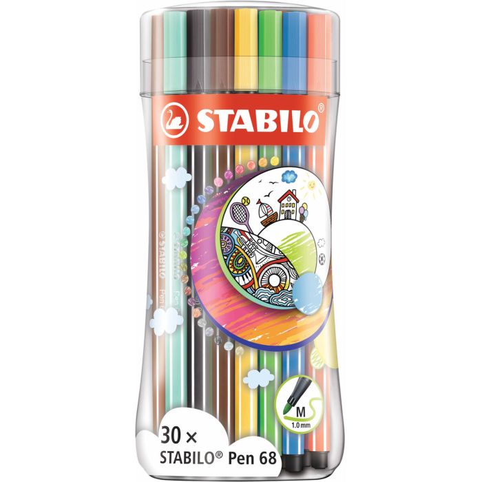 Set de Rotuladores Stabilo Pen 68 Multicolor (30 piezas)