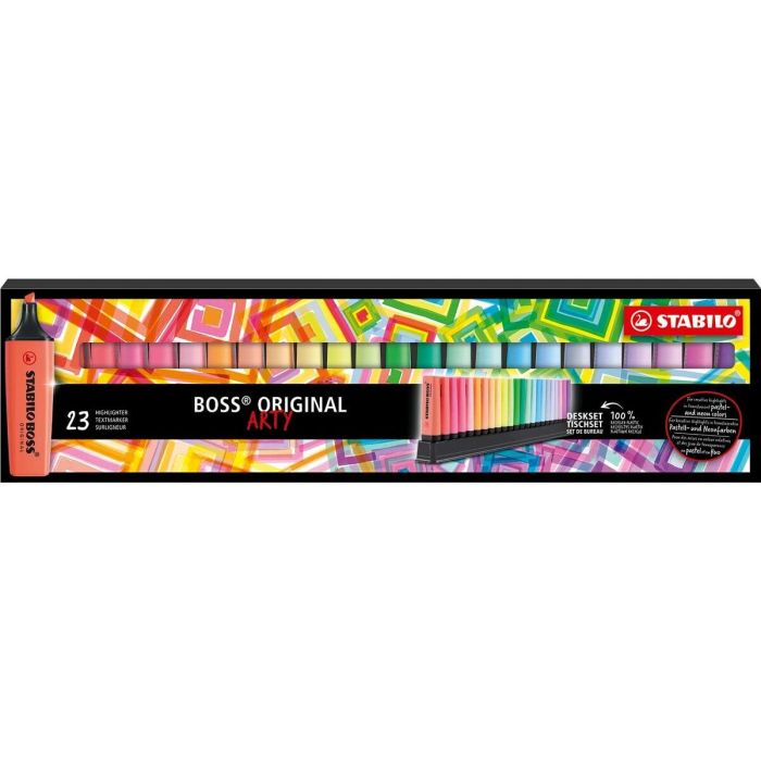 Set de Marcadores Fluorescentes Stabilo Boss Arty Multicolor (5 Unidades) 1