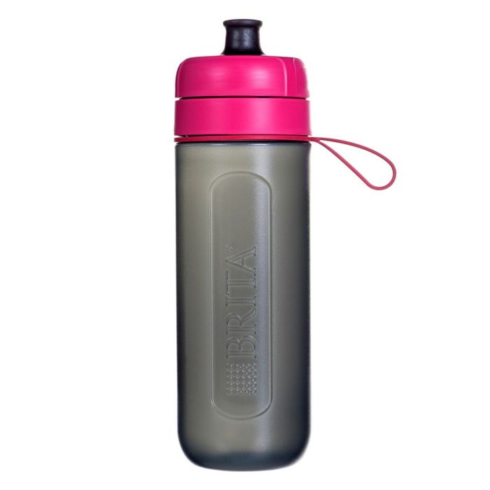 Botella con Filtro de Carbono Brita Fill&Go Active Negro Rosa 600 ml 3 Botella con Filtro de Carbono Brita Fill&Go Active Negro Rosa 600 ml 3