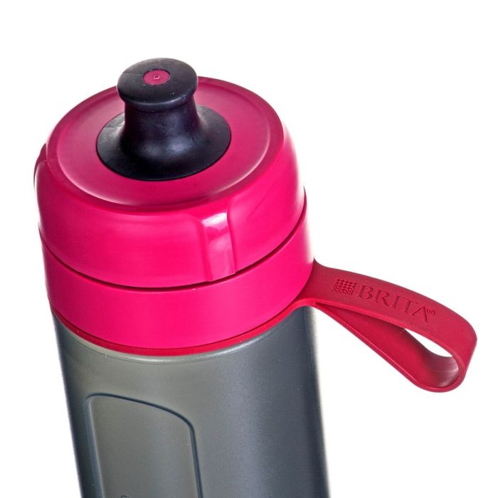 Botella con Filtro de Carbono Brita Fill&Go Active Negro Rosa 600 ml 2 Botella con Filtro de Carbono Brita Fill&Go Active Negro Rosa 600 ml 2