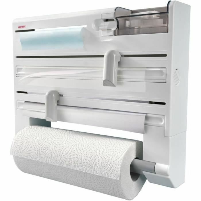 Dispensador de 3 rollos LEIFHEIT Parat Plus - Blanco y gris