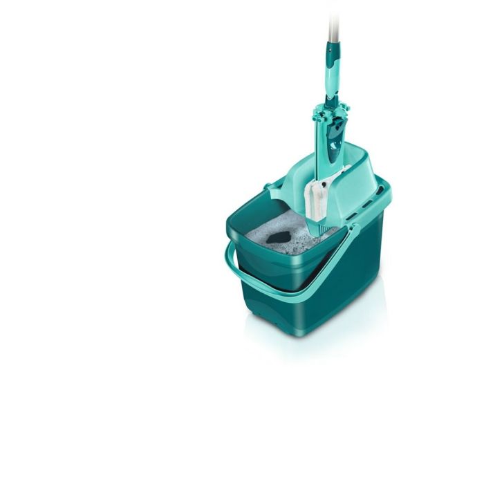 Mopa Fregona con Cubo Leifheit 55360 Azul Turquesa 4 Mopa Fregona con Cubo Leifheit 55360 Azul Turquesa 4