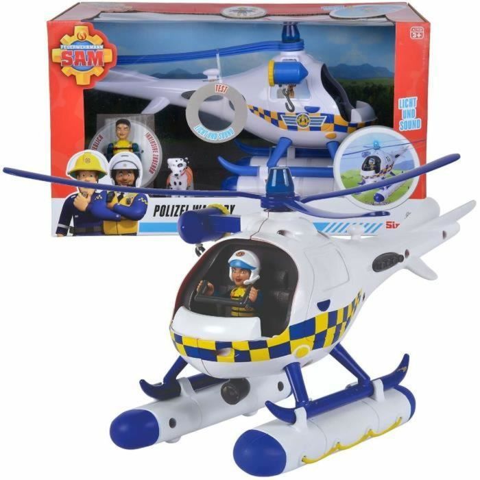 Helicóptero Simba Fireman Sam Wallaby police helicopter Helicóptero Simba Fireman Sam Wallaby police helicopter