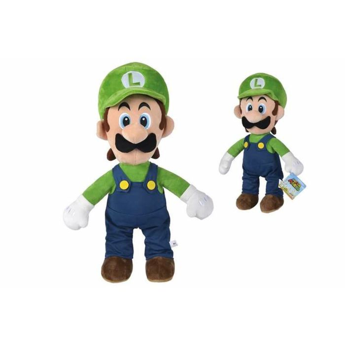 Peluche Super Mario Luigi Azul Verde 50 cm 1