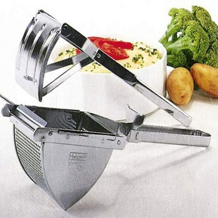 Prensador de Patatas Gefu 13300 Plateado Acero Inoxidable 1 Prensador de Patatas Gefu 13300 Plateado Acero Inoxidable 1