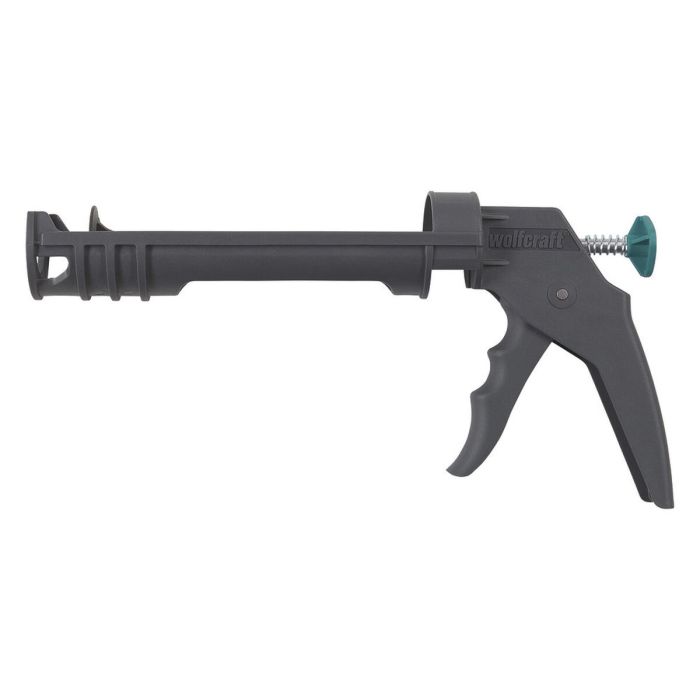 Pistola de silicona Wolfcraft MG100 Negro/Verde 1