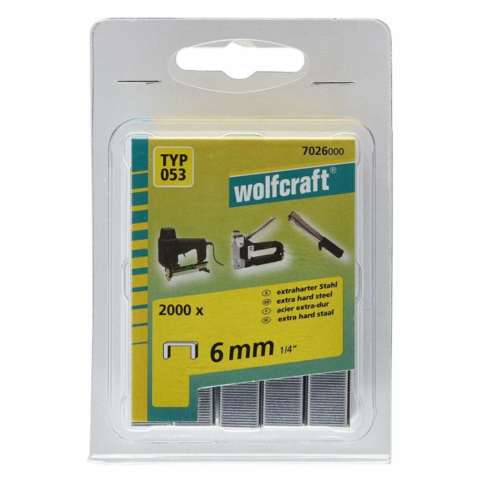 Grapas Wolfcraft 7026000 Nº 053 2000 Unidades 1