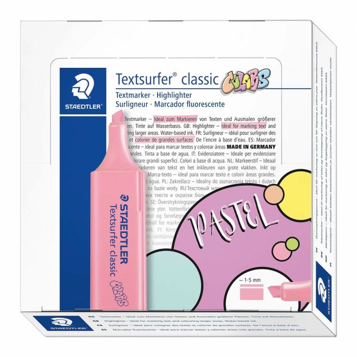 Marcador Fluorescente Staedtler Textsurfer Classic Rosa (10 Unidades) 4