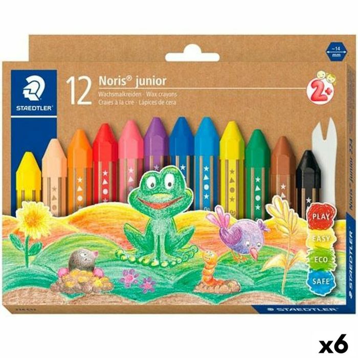 Ceras de colores Staedtler Noris Multicolor 6 Piezas