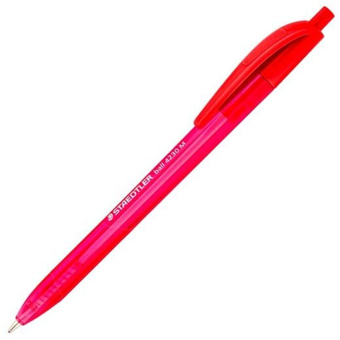 Bolígrafo Staedtler 4230 Rojo 1 mm 10 Unidades 1