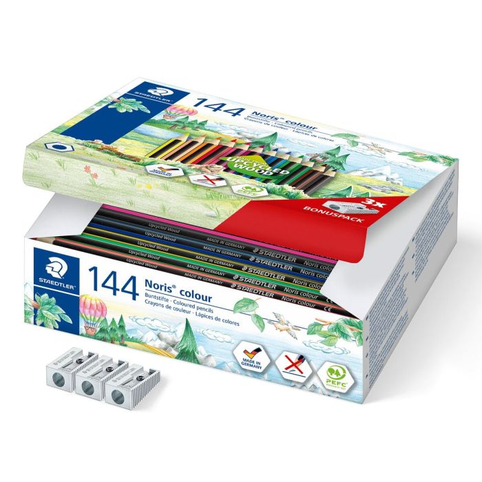 Staedtler Lápices De Colores Wopex Ecológico 12 Colores Surtidos Estuche 144 Ud