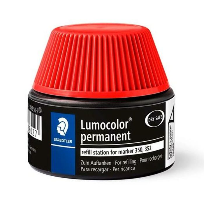 Staedtler estación de recarga 30 ml para marcadores permanentes lumocolor 350/352 negro