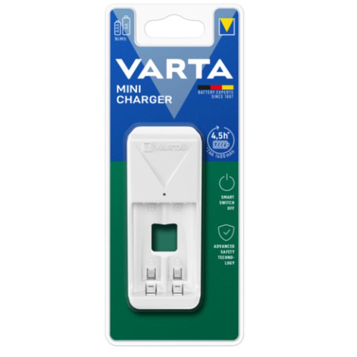 Mini cargador varta sin pilas aa/aaa