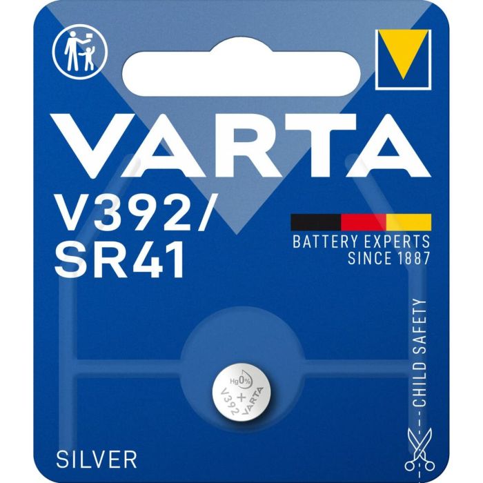 Micro pila de boton varta silver sr41 - v392 1,55v (blister 1 unid.) ø7,9x3,6mm