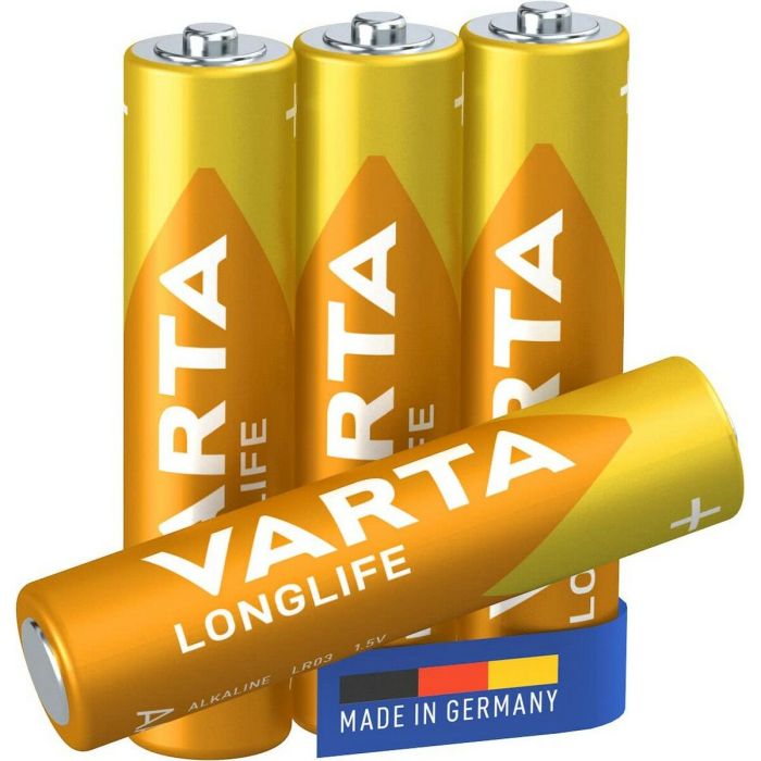 Pila alkalina varta aaa - lr03 longlife (blister 4 unid.) ø10,5x44,5mm