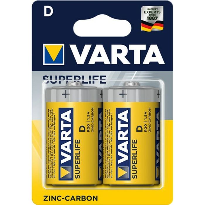 Pilas Varta R20 D 1,5 V (2 Unidades) Pilas Varta R20 D 1,5 V (2 Unidades)