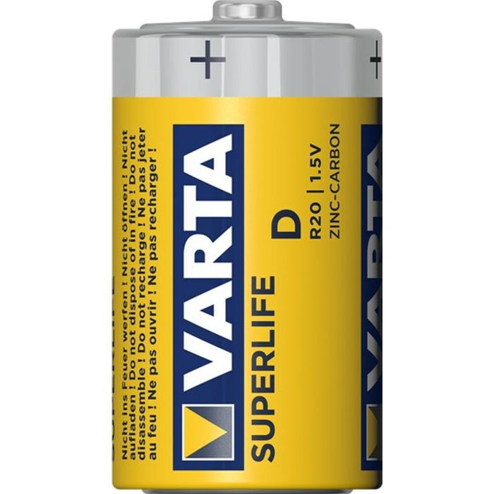 Pilas Varta R20 D 1,5 V (2 Unidades) 1 Pilas Varta R20 D 1,5 V (2 Unidades) 1
