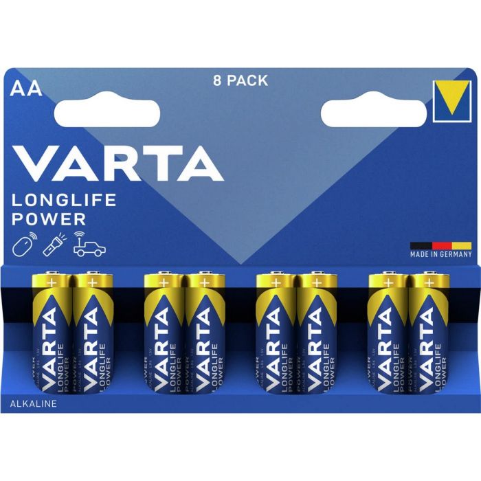Pilas Varta Long Life Power AA (LR06) (8 Piezas) 1