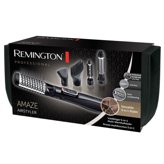 Cepillo Alisador Remington AS1220 1200W Negro/Plateado 1 Cepillo Alisador Remington AS1220 1200W Negro/Plateado 1
