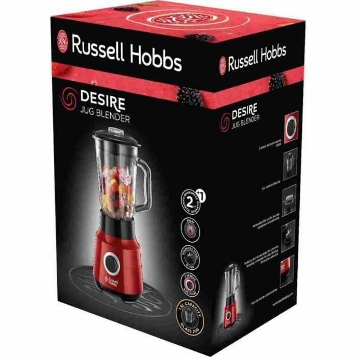 Batidora de Vaso Russell Hobbs 24720-56 1,5 L 650W Rojo 650 W 1,5 L 1