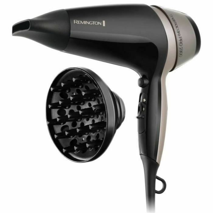 REMINGTON D5715 Secador de pelo iónico Thermacare profesional 2300 W, parrilla de cerámica, calor homogéneo