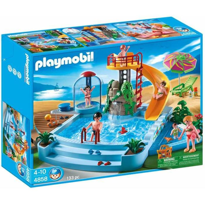 Piscina Con Tobogan R.4858 Playmobil Piscina Con Tobogan R.4858 Playmobil