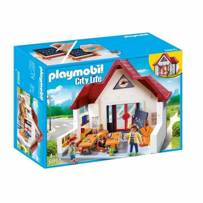 Playset Playmobil 6865 - City Life - School with Classroom 6