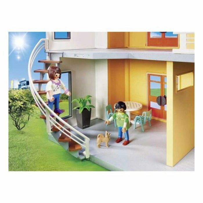 Playset City Live Modern House Playmobil 9266 3