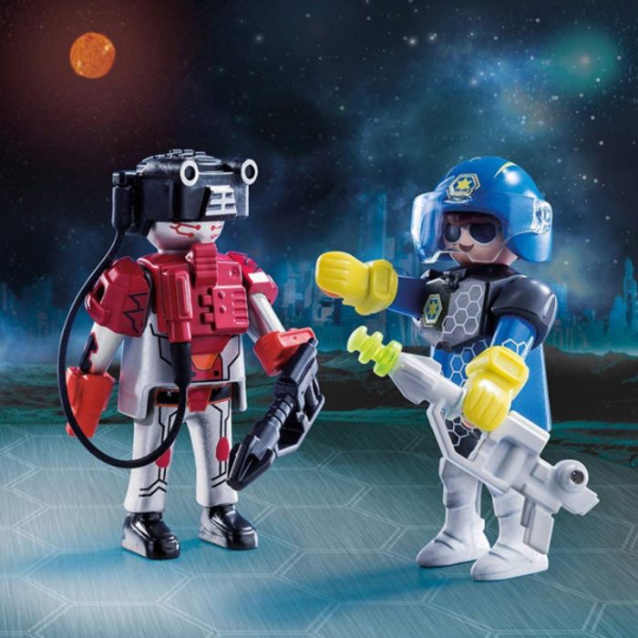 Muñecos City Action Space Police And Thief Playmobil 70080 (17 pcs) 1