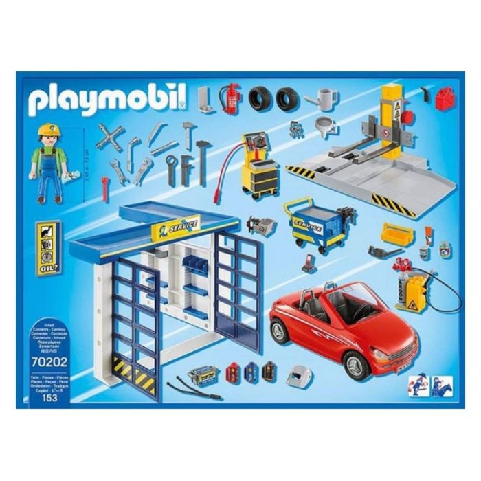 Playset City Life Car Workshop Playmobil 70202 (153 pcs) 1