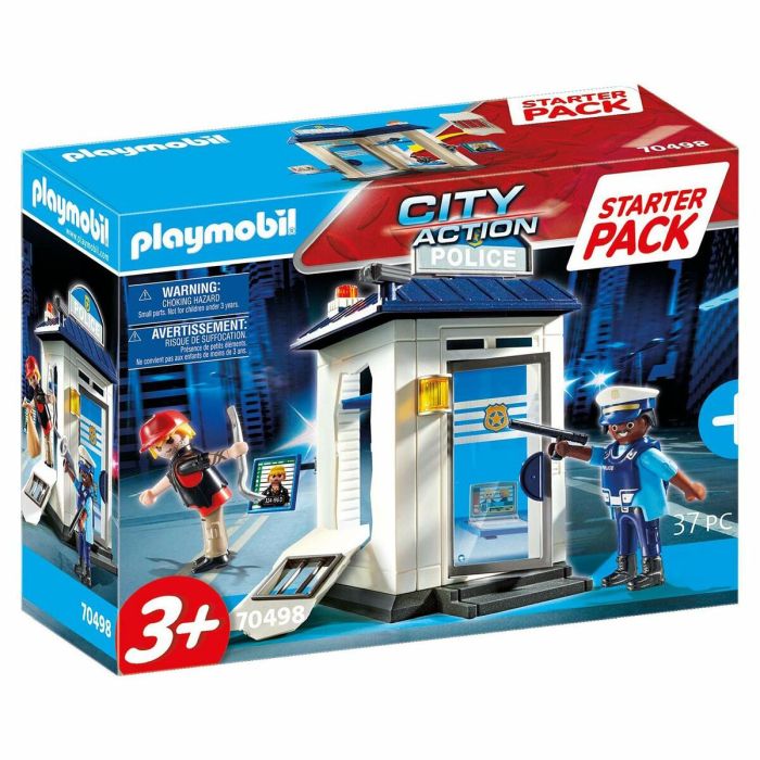 Playset City Action Police Starter Pack Playmobil 70498A 37 Piezas (37 pcs) 5