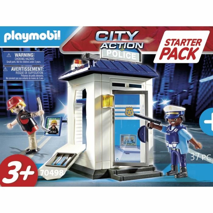 Playset City Action Police Starter Pack Playmobil 70498A 37 Piezas (37 pcs) 3