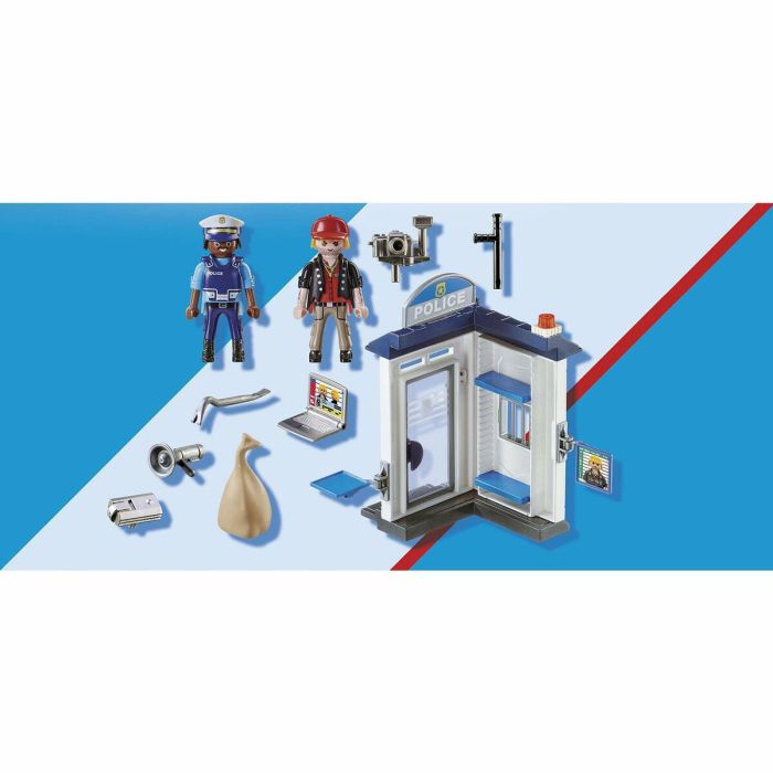 Playset City Action Police Starter Pack Playmobil 70498A 37 Piezas (37 pcs) 1
