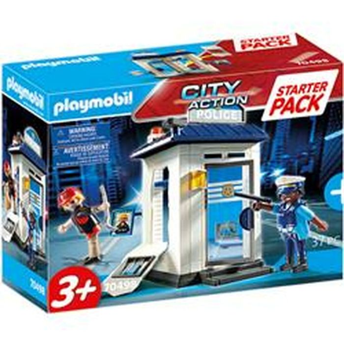 Playset City Action Police Starter Pack Playmobil 70498A 37 Piezas (37 pcs) 7