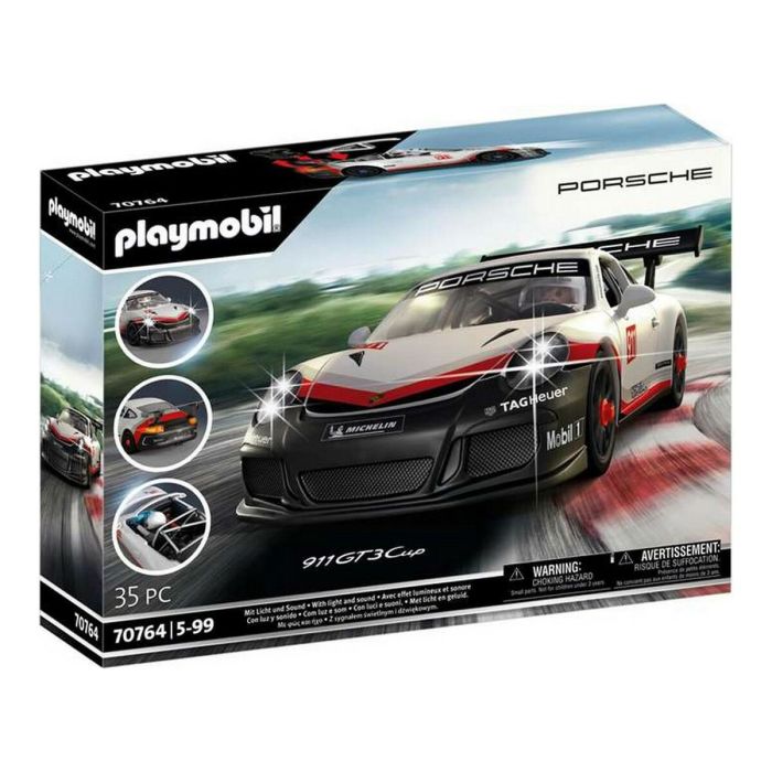 Playset de Vehículos Porsche 911 GT3 Cup Playmobil 70764 (35 pcs)