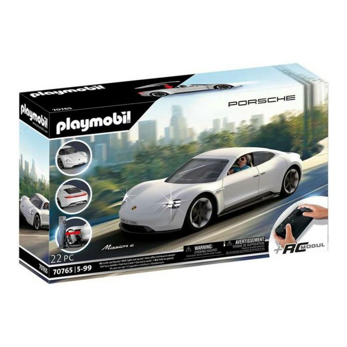 Playset de Vehículos Porsche Mission E Playmobil 70765 - Porsche Mission E 22 Piezas (22 pcs)