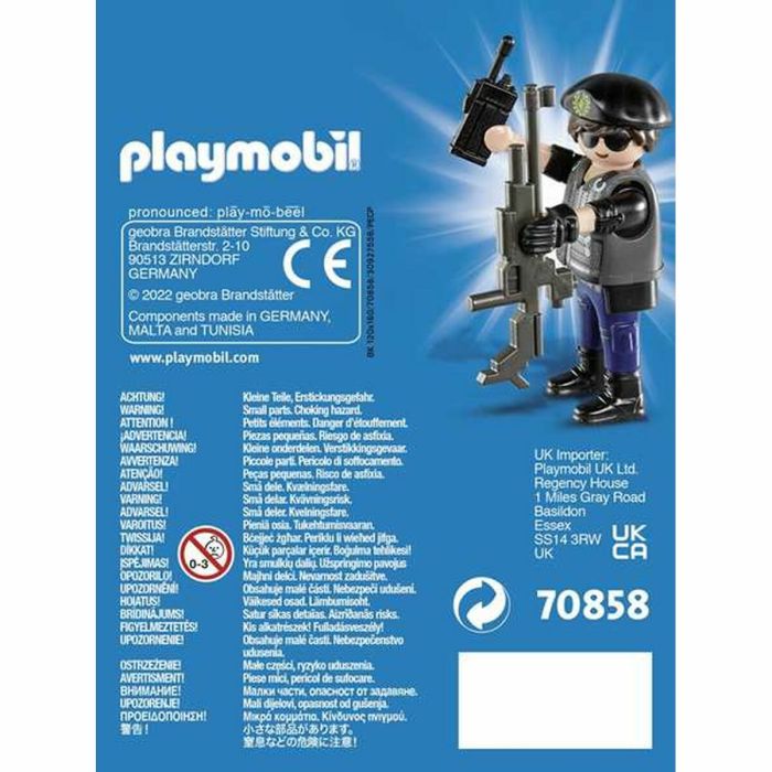 Figura Articulada Playmobil Playmo-Friends 70858 Policía (5 pcs) 1
