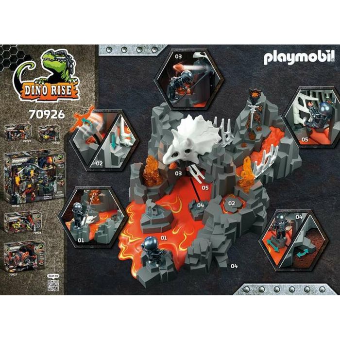 Playset Playmobil Dino Rise Lava Fountain Guardian 70926 1