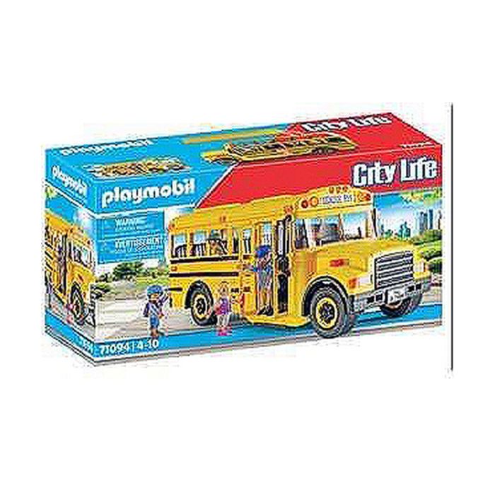 Playset Playmobil City Life 71094 46 Piezas Autobús escolar 1