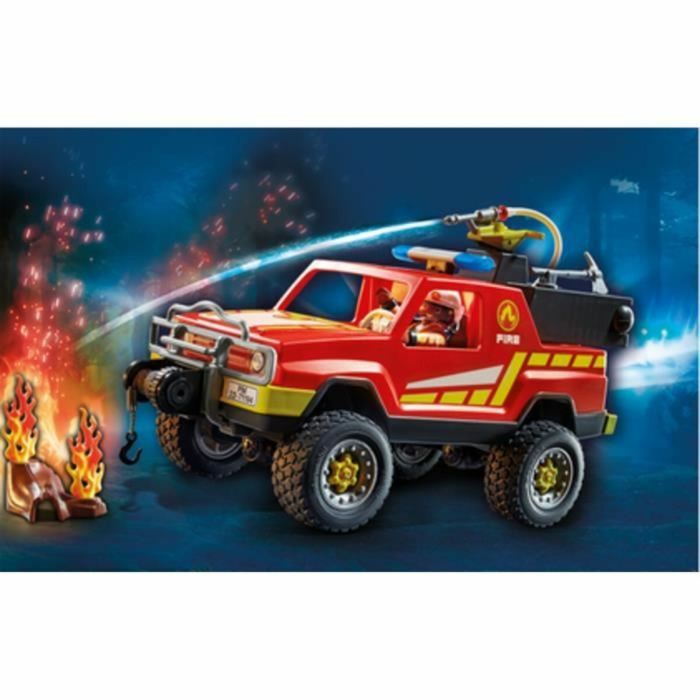 Playset de Vehículos Playmobil City Action - Pickup and firefighter 71194 49 Piezas 5 Playset de Vehículos Playmobil City Action - Pickup and firefighter 71194 49 Piezas 5