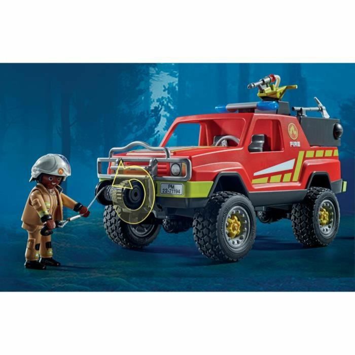 Playset de Vehículos Playmobil City Action - Pickup and firefighter 71194 49 Piezas 4 Playset de Vehículos Playmobil City Action - Pickup and firefighter 71194 49 Piezas 4