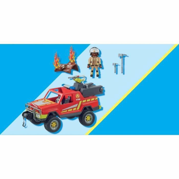 Playset de Vehículos Playmobil City Action - Pickup and firefighter 71194 49 Piezas 2 Playset de Vehículos Playmobil City Action - Pickup and firefighter 71194 49 Piezas 2
