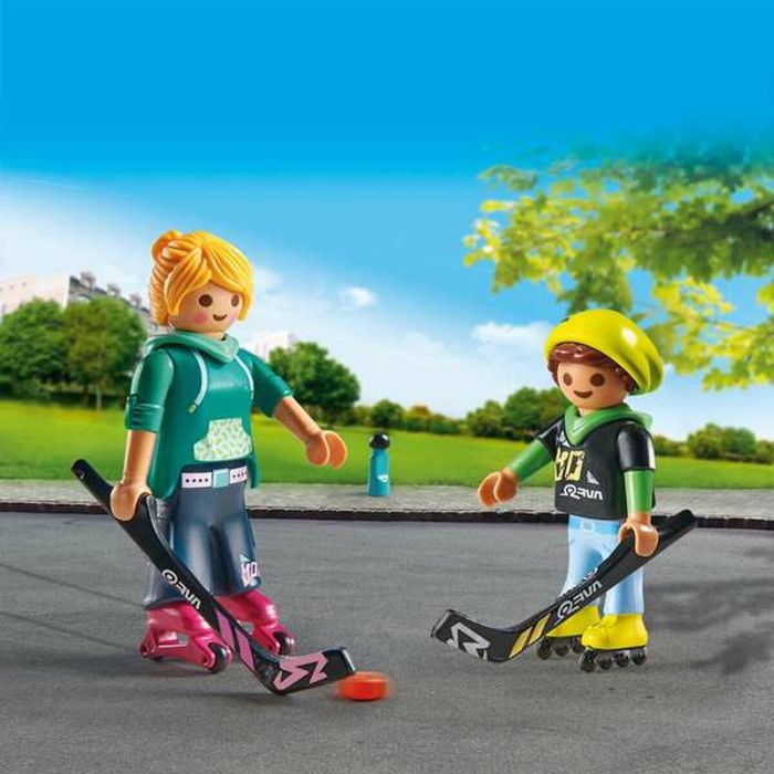 Playset Playmobil 71209 13 Piezas Jugador de hockey Duo 1
