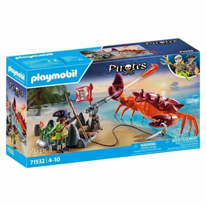 PLAYMOBIL 71532 Pirata y cangrejo gigante - Los Piratas