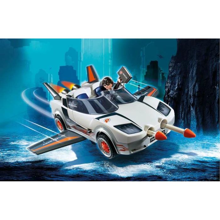 Playset de Vehículos Playmobil Top Agents 71587 43 Piezas 2