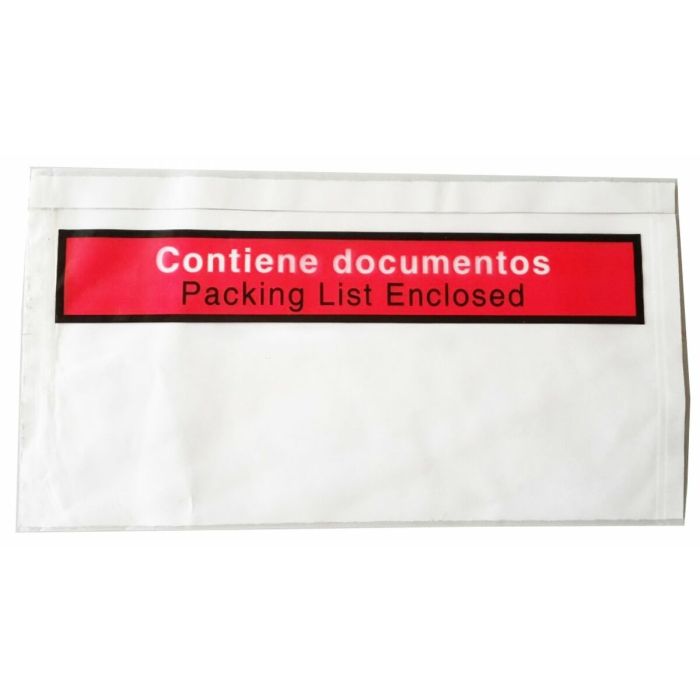 Sobres Sam   Portadocumentos 250 Piezas Polietileno Blanco (240 x 135 mm) 1