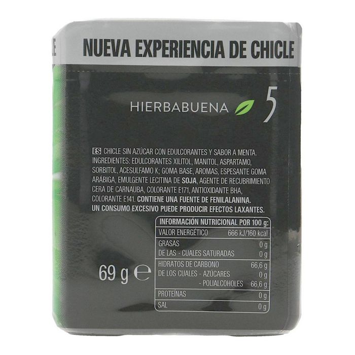 Chicle Five Hierbabuena (30 uds) 1