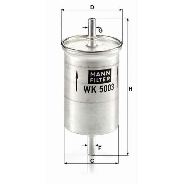 Filtro de combustible WK5003 (Reacondicionado A+) 2